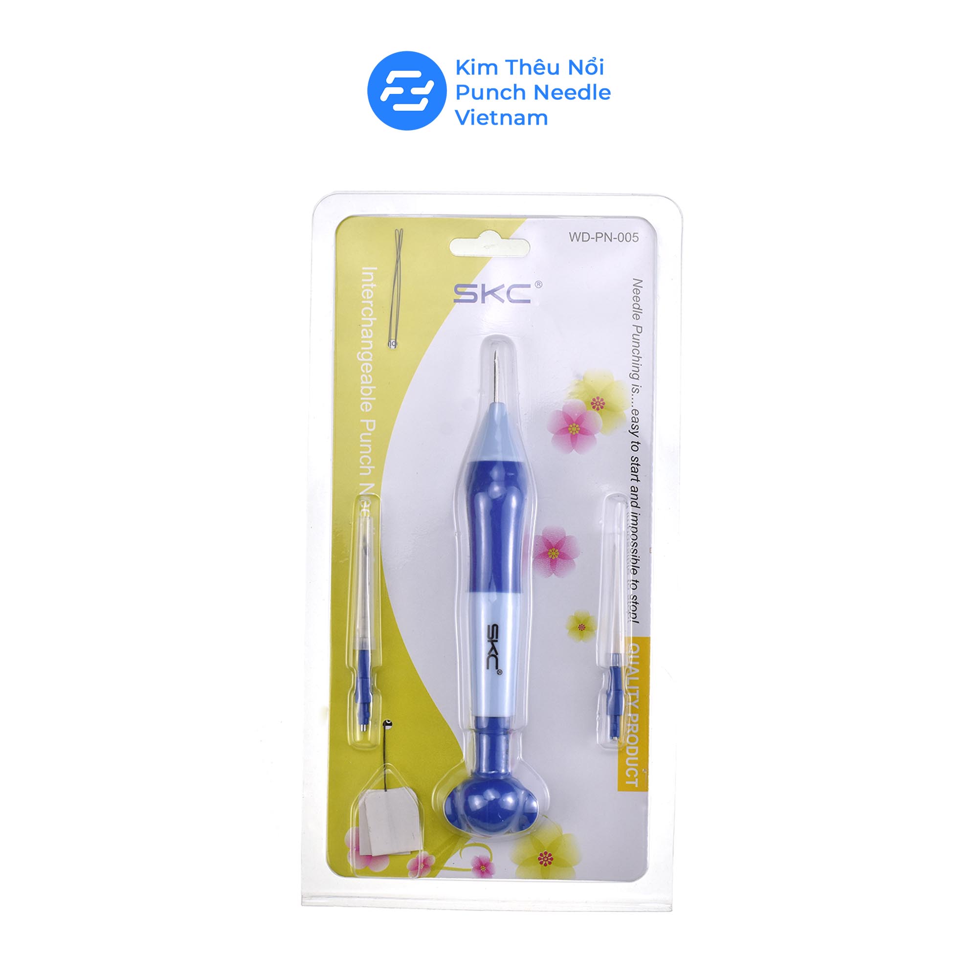 Kim Thêu Nổi SKC dùng chỉ và len cỡ nhỏ - tặng kèm chỉ, mẫu thử và video hướng dẫn chi tiết cho người mới bắt đầu
