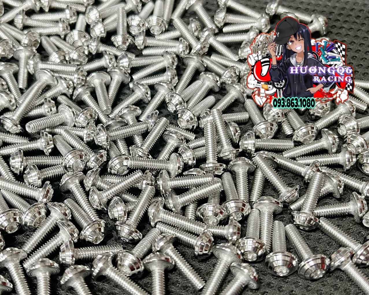 Ốc Áo - Xiết Nắp Dầu.. 4Li Răng Mịn Chuẩn Inox 304
