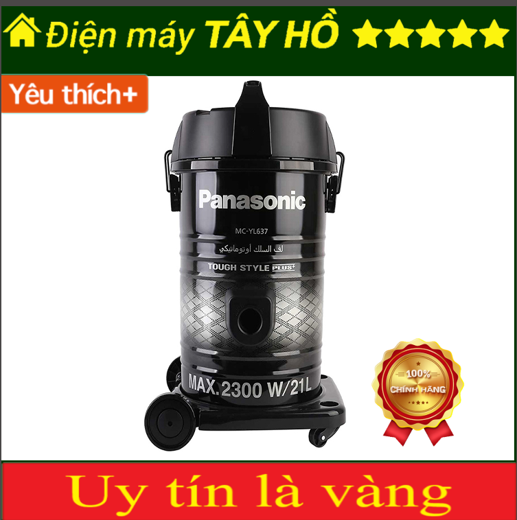Máy hút bụi công nghiệp panasonic mc-yl637sn49 2300 w