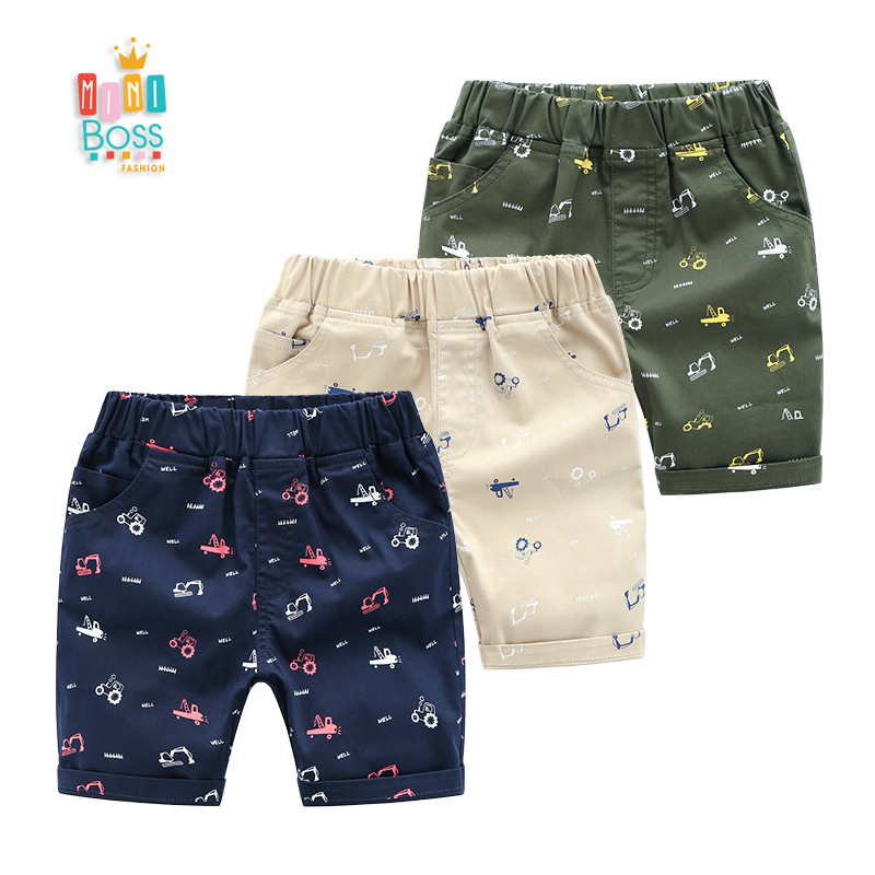 Quần short bé trai kaki Quảng châu 11-30kg | Quần đùi thô cho bé trai