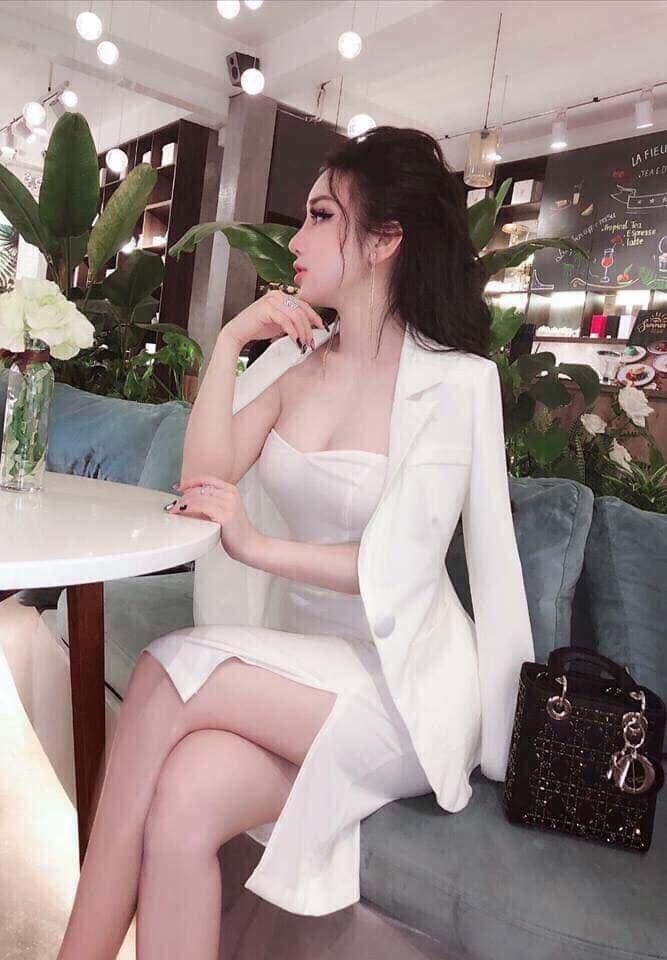 Sét áo khoác+đầm cúp ngực có mút HMCNCM6