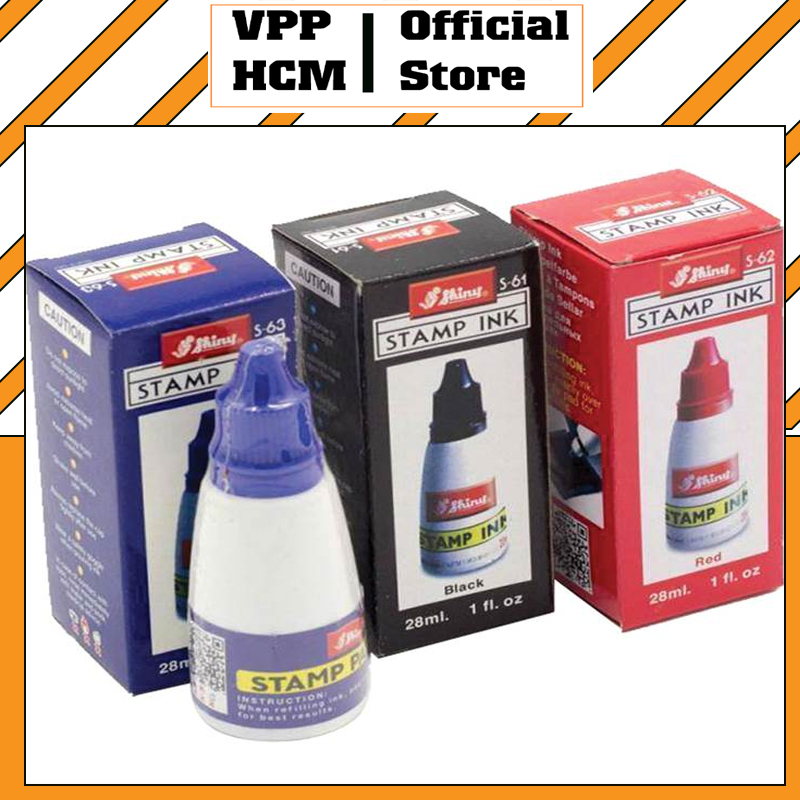 Mực dấu shiny s61/s62/s63 chính hãng dùng dấu tên, công ty