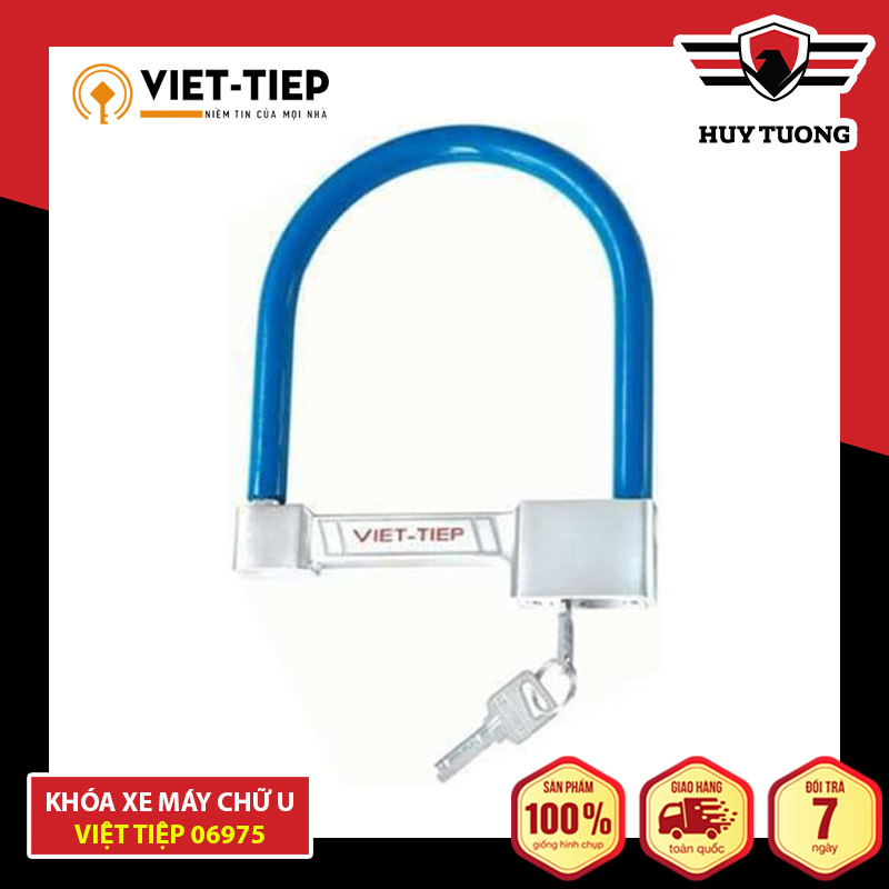 Khóa chữ u việt tiệp 176 x 213mm chìa vi tính chống dò cao cấp - huy tưởng