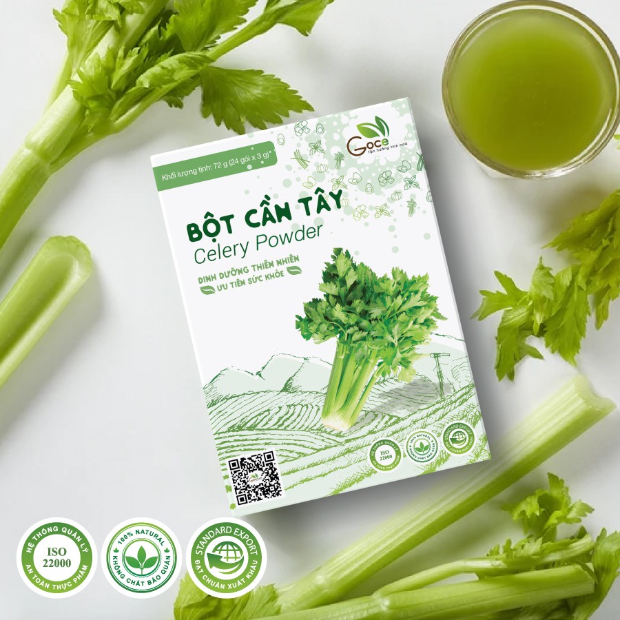 Bột cần tây nguyên chất Goce – 72g