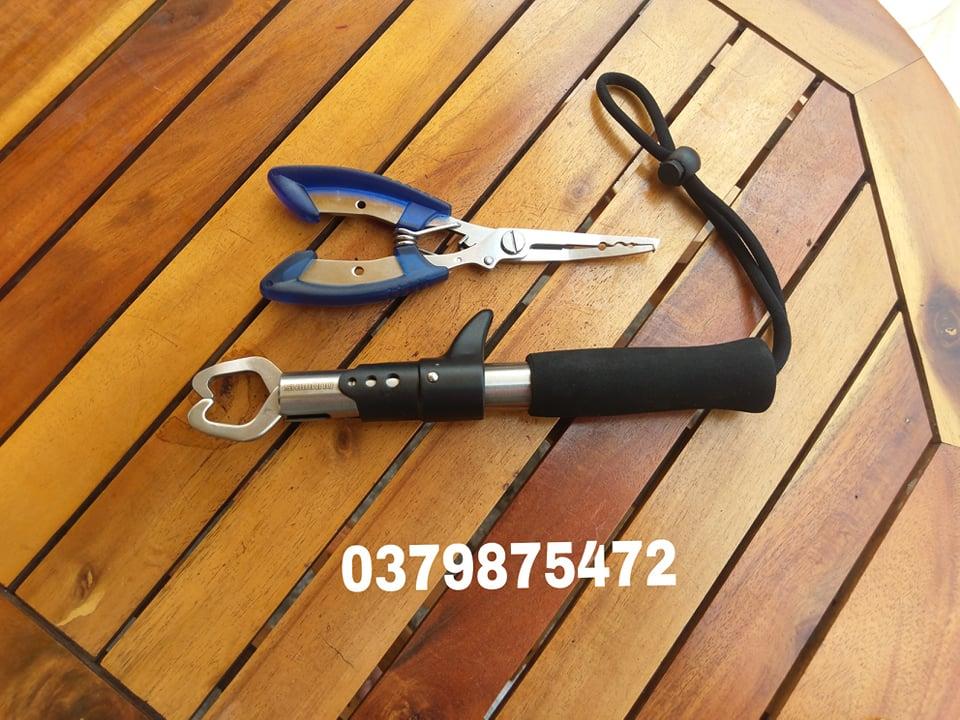 Combo kìm kẹp và kéo gỡ cá giá rẻ