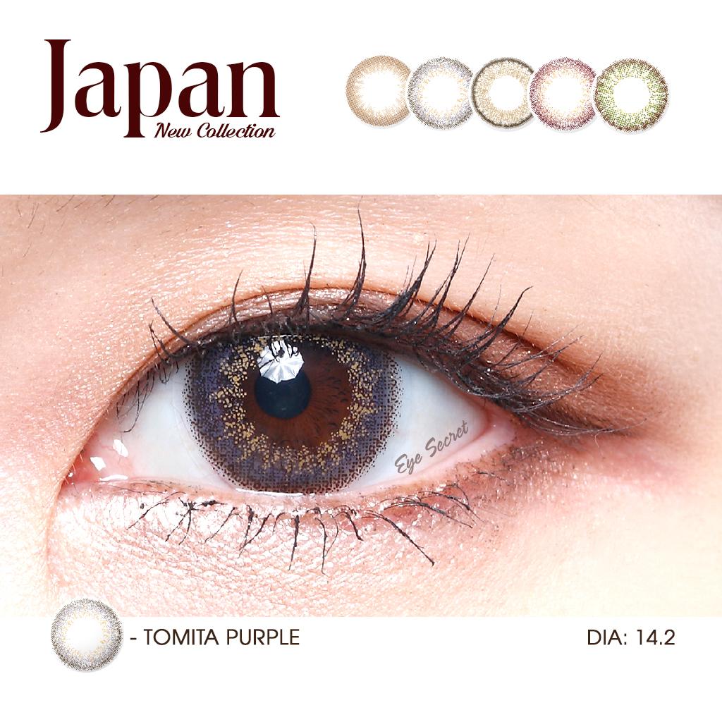 Kính Áp Tròng Eye Secret màu Tomita Purple (tím) - Dòng 1 Ngày