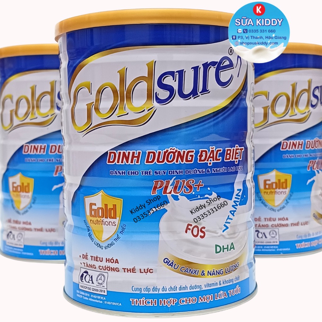 Sữa Goldsure dinh dưỡng đặc biệt dành cho trẻ suy dinh dưỡng và người lao lực hộp 900g (kiddy1234)