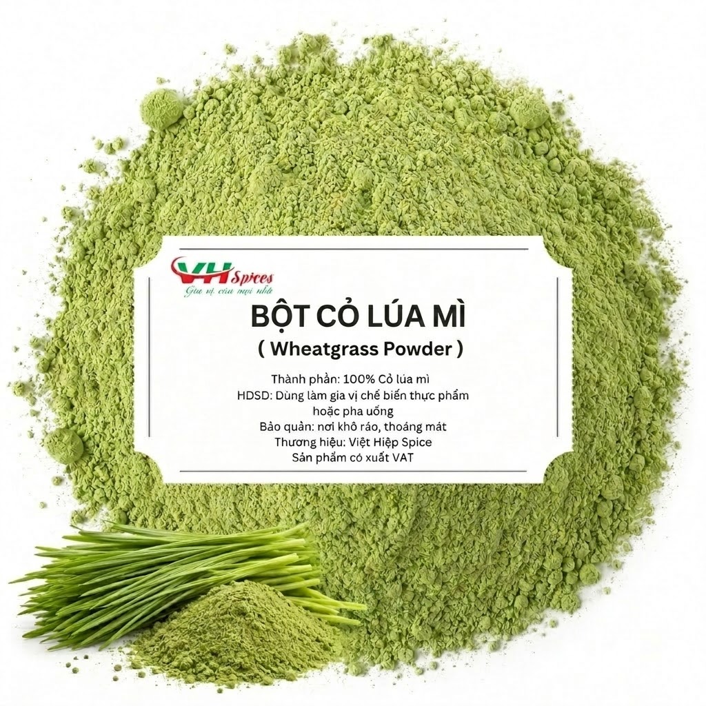 Bột Cỏ Lúa Mì (Wheatgrass Powder) Việt Hiệp