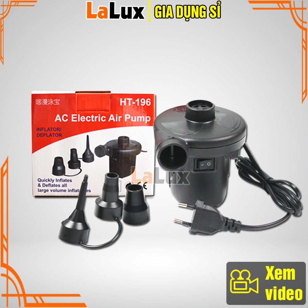 Máy bơm điện cao cấp 2 chiều hút-thổi - máy bơm bể bơi, bơm nhà hơi, nệm hơi, ghế hơi, máy hút chân không, máy bơm hơi, máy bơm hồ bơi, máy hút thổi đa năng lalux