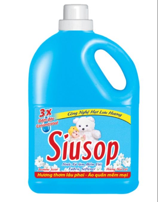 Nước xả vải siusop hạt lưu hương đậm đặc 3 lần 3.5kg - màu xanh