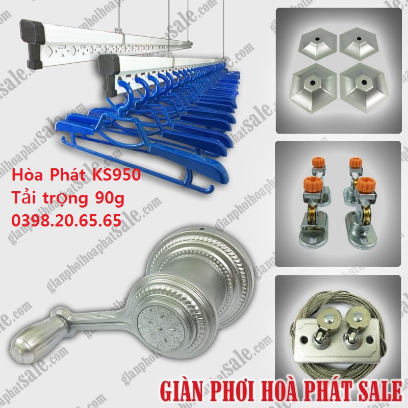 Giàn phơi thông minh Hòa Phát KS-950