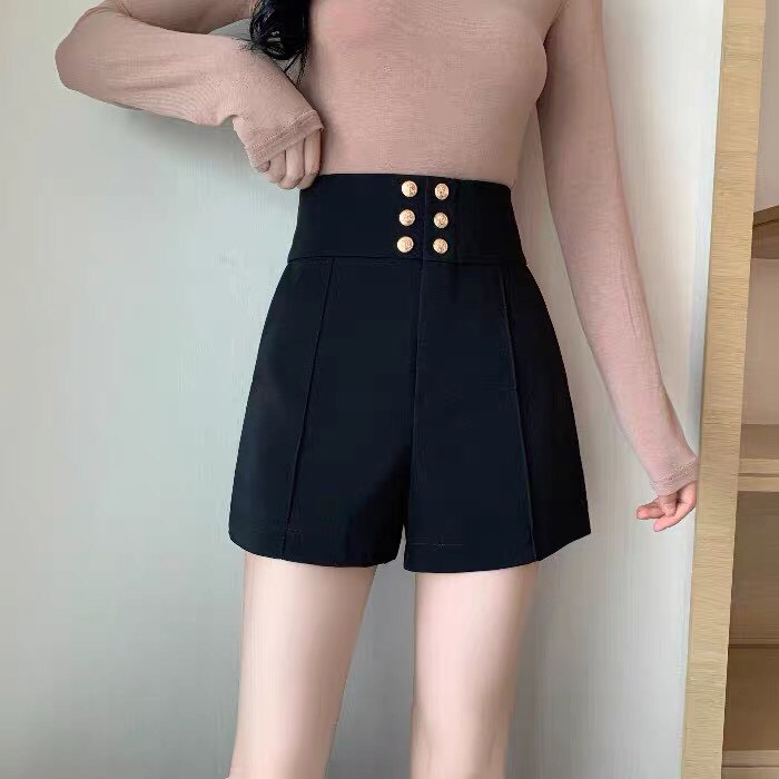 Quần Short Nữ Cạp Cao 6 cúc , quần đùi nữ cạp cao cực xinh