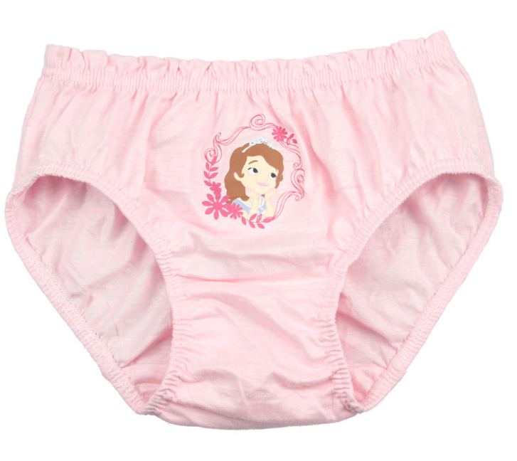 [HCM]Hộp 5 quần lót trẻ em Hàn Quốc 100% vải cotton thoáng mát mẫu Công Chúa Sofia The First dành cho bé gái