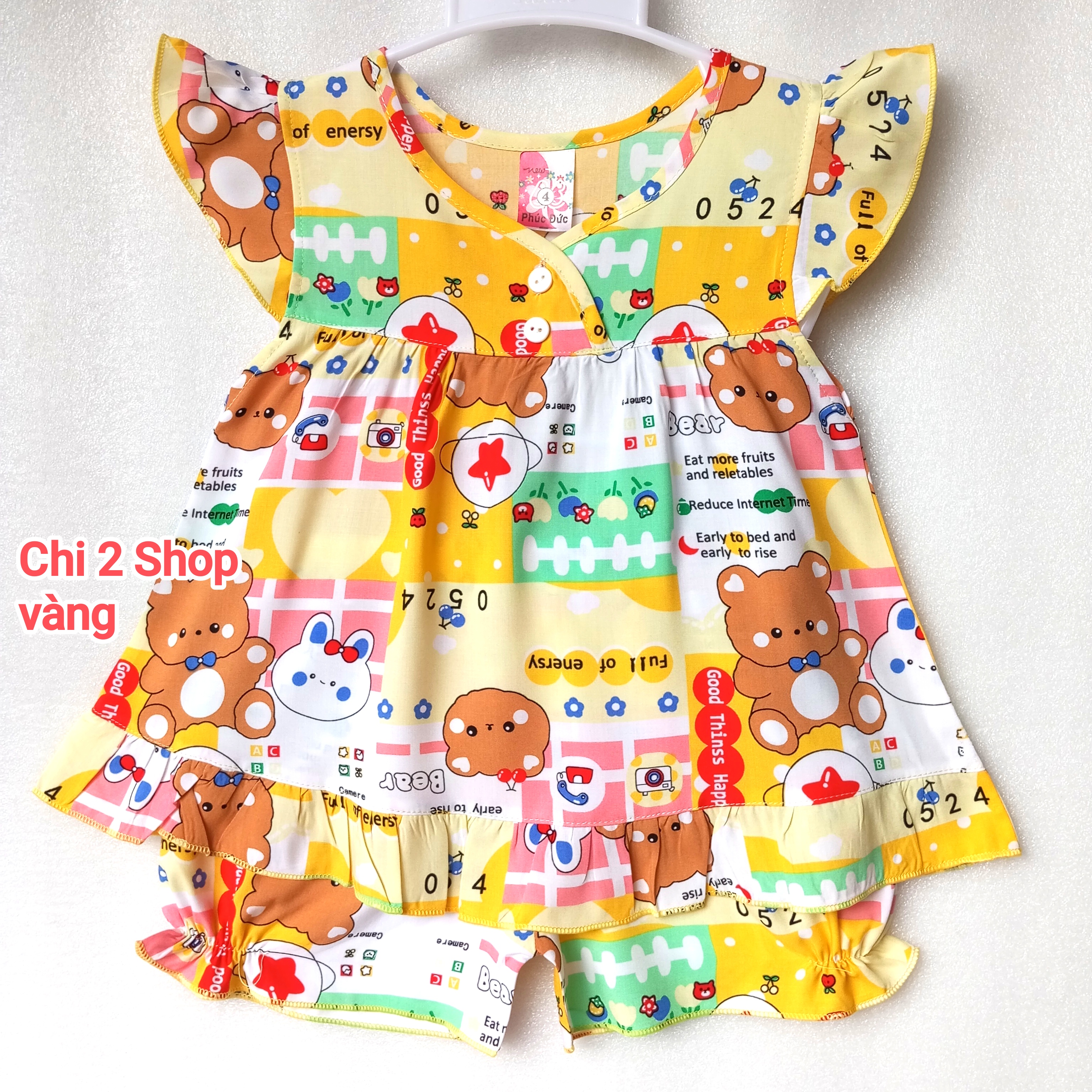 Baby Girl's Linen Clothes C2H02 Newborn Baby Clothes, Fairy Blouses, Children's Clothes under 3 Years Old, Cheap, Cool Home Clothes - 9