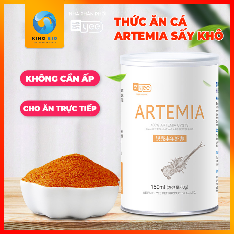 Artemia tách võ sấy khô cho ăn trực tiếp Yee thức ăn dinh dưỡng dành cho cá nhỏ