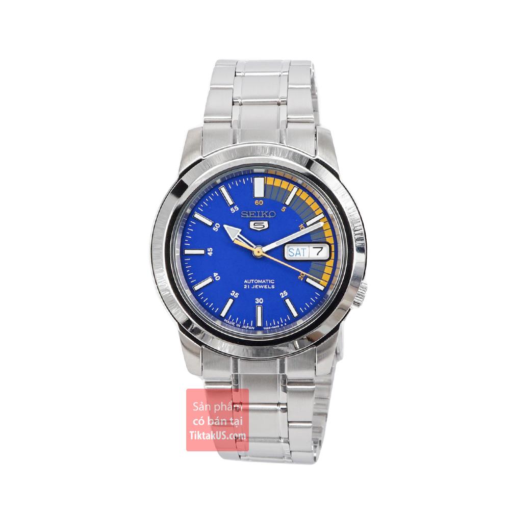 Đồng hồ nam dây thép seiko 5 snkk27j1- made in japan