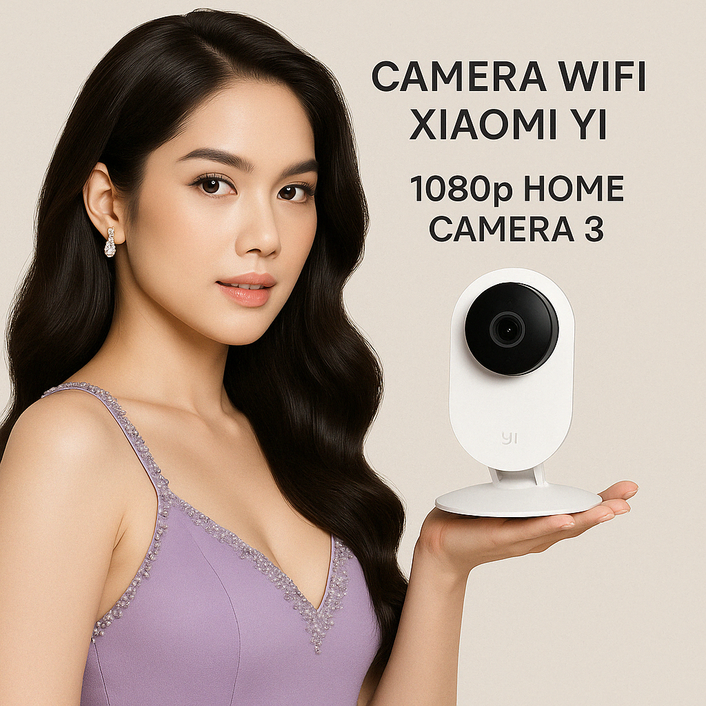 Set 2 Camera an ninh Xiaomi Yi 1080p Home Camera, bản quốc tế và bản nội địa camera trong nhà Full H