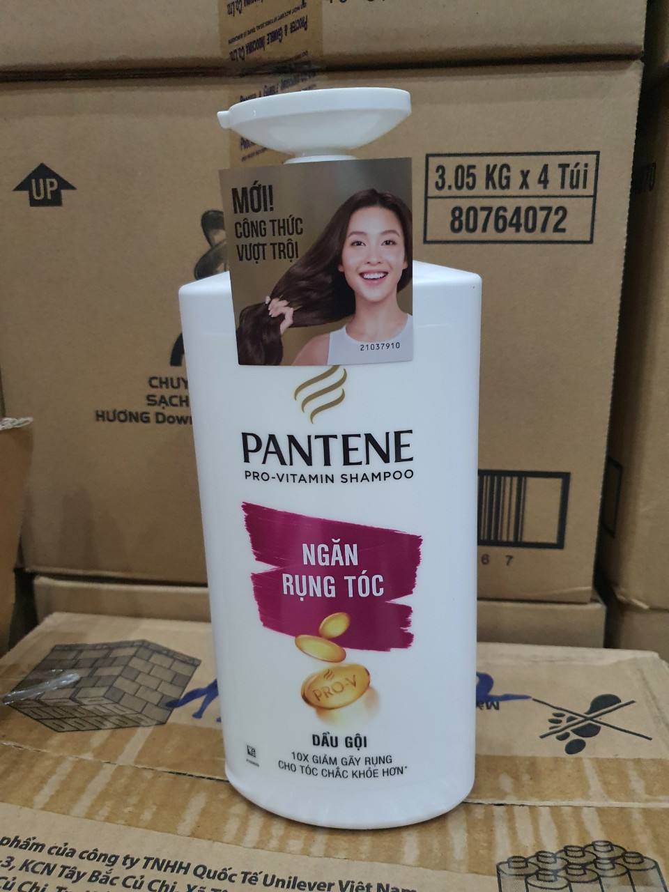 Dầu gội Pantene ngăn rụng tóc 650ml mẫu mới SX 2024