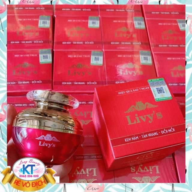 [CHÍNH HÃNG LIVY] Kem Face Livy's Thái Lan ĐỎ NÁM TÀN NHANG ĐỒI MỒI