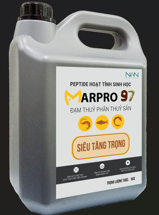 [HCM]Đạm thuỷ phân MARPRO 97 - Dẫn dụ tốt giúp cá tôm bắt mồi tốt và mau lớn - 5KG