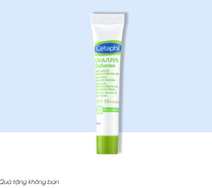 Kem chống nắng cetaphil uva/uvb defense very high sun protection spf50+ 5ml/tuýp