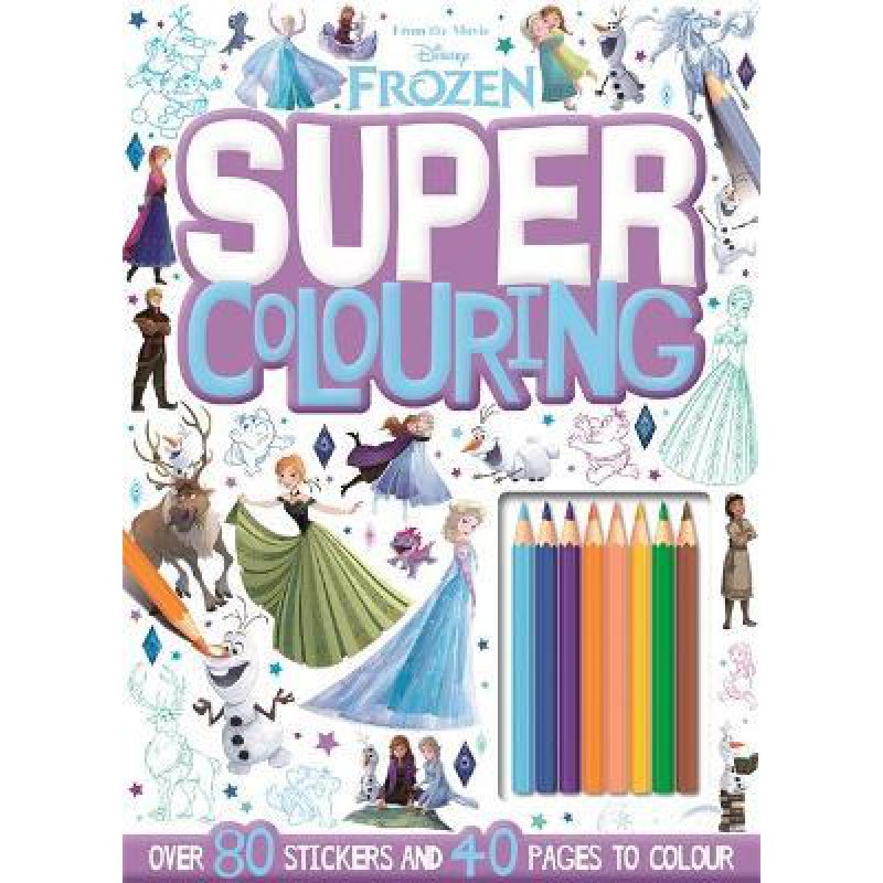 Bookmedi - disney frozen: super colouring