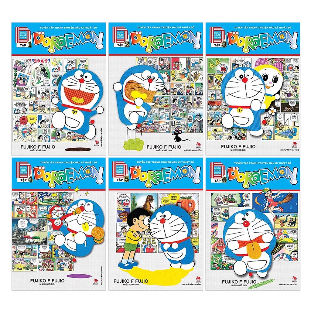 Sách - Tuyển tập tranh truyện màu kĩ thuật số Doraemon