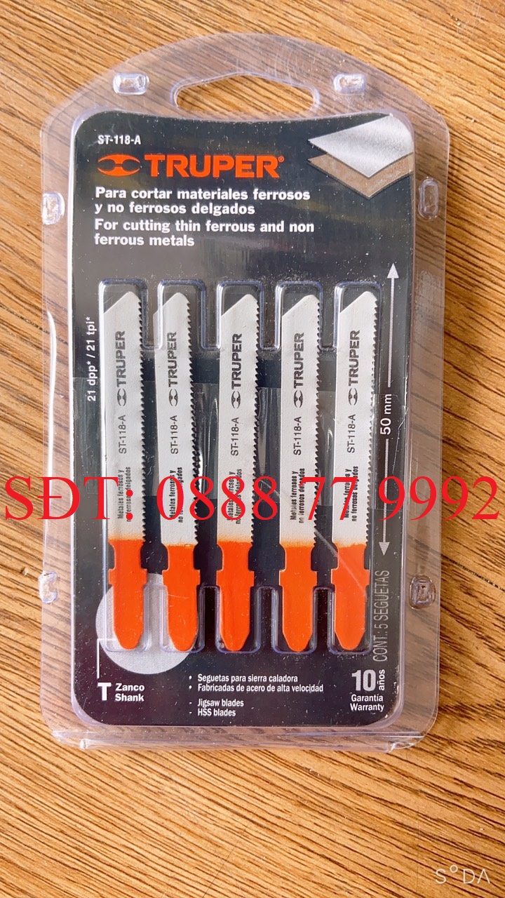 Lưỡi cưa lọng gỗ st-111-c truper 18128