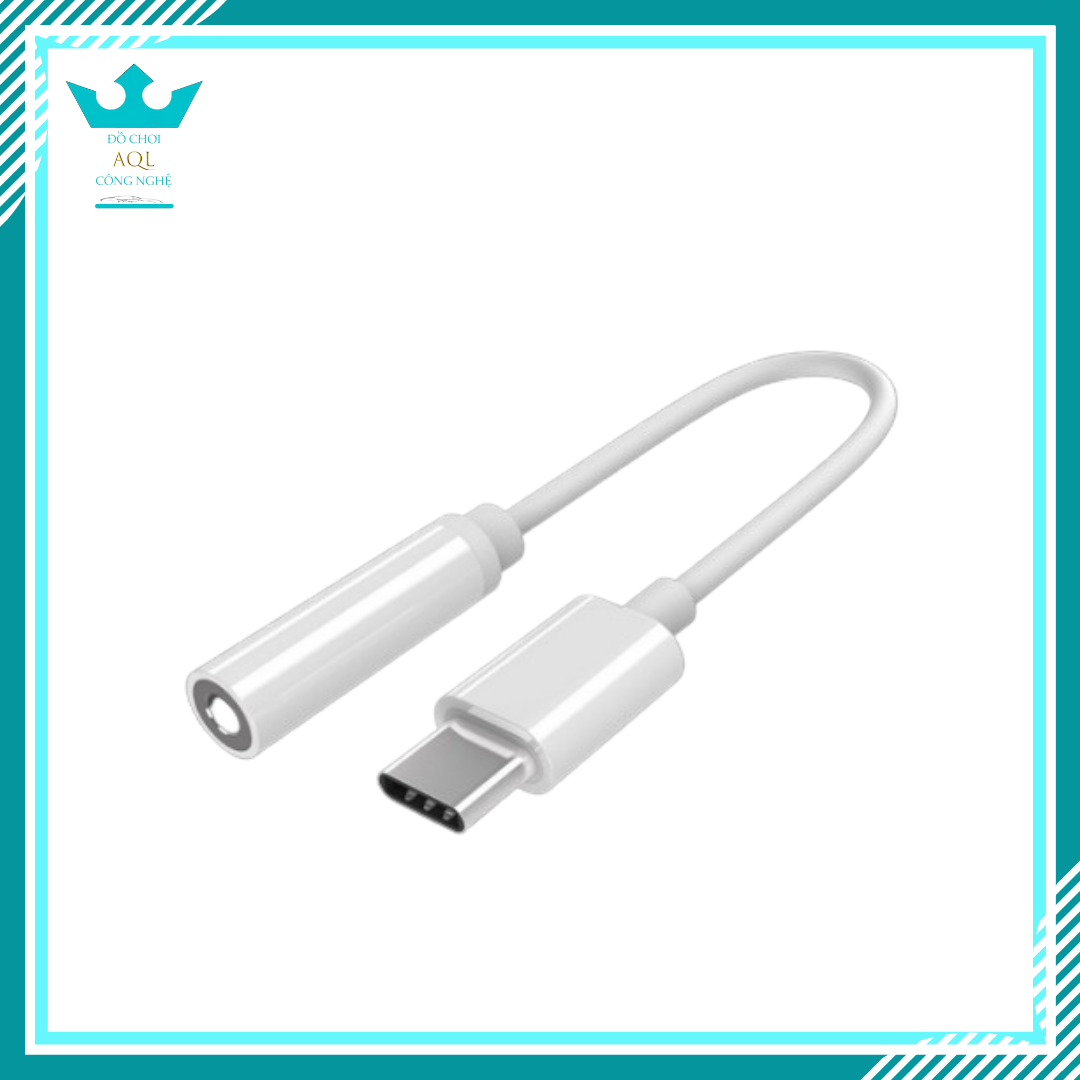 Jack Chuyển Đổi Tai Nghe Type-C Sang 3.5mm Cho Samsung, Huawei, Xiaomi, IPad Pro, HTC, Sony, Vivo