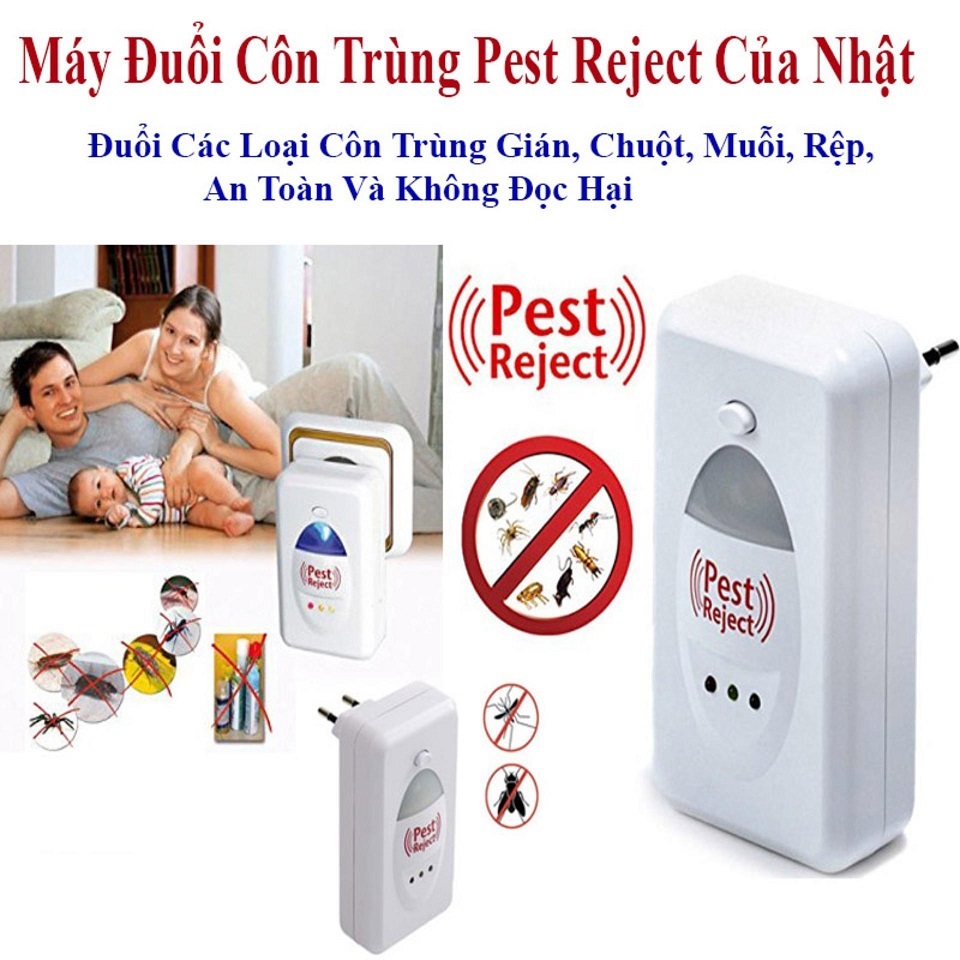 Máy Đuổi Côn Trùng Chính Hãng USA- mua ngay máy đuổi muỗi, côn trùng pest reject, hiệu quả cao,không mùi,không độc, không gây hại cho sức khỏe-Bảo Hành Toàn Quốc