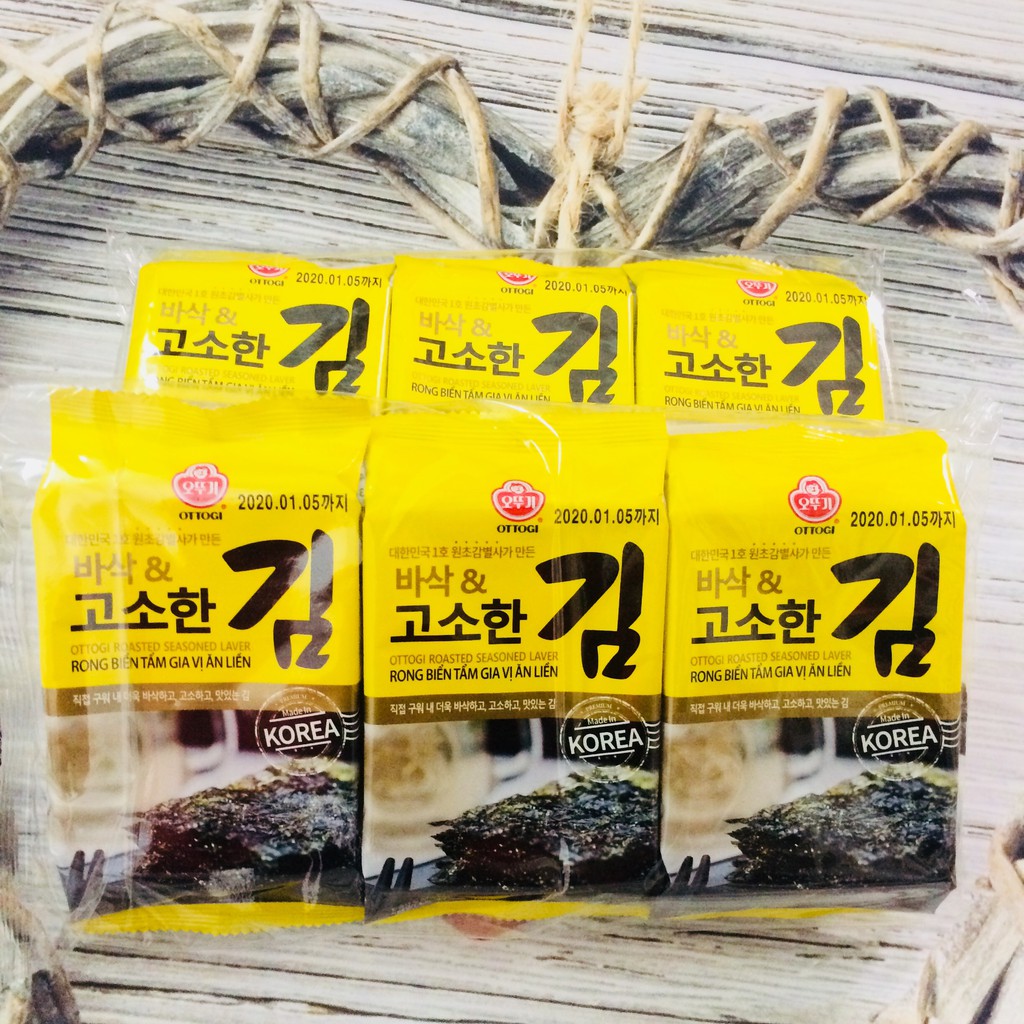 Combo 3 lốc rong biển ăn liền lốc 3 gói 4,2g