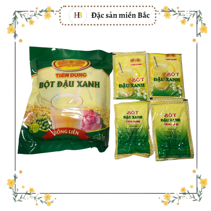 Bột đậu xanh pha uống liền Tiên Dung - Hải Dương gói 400gr