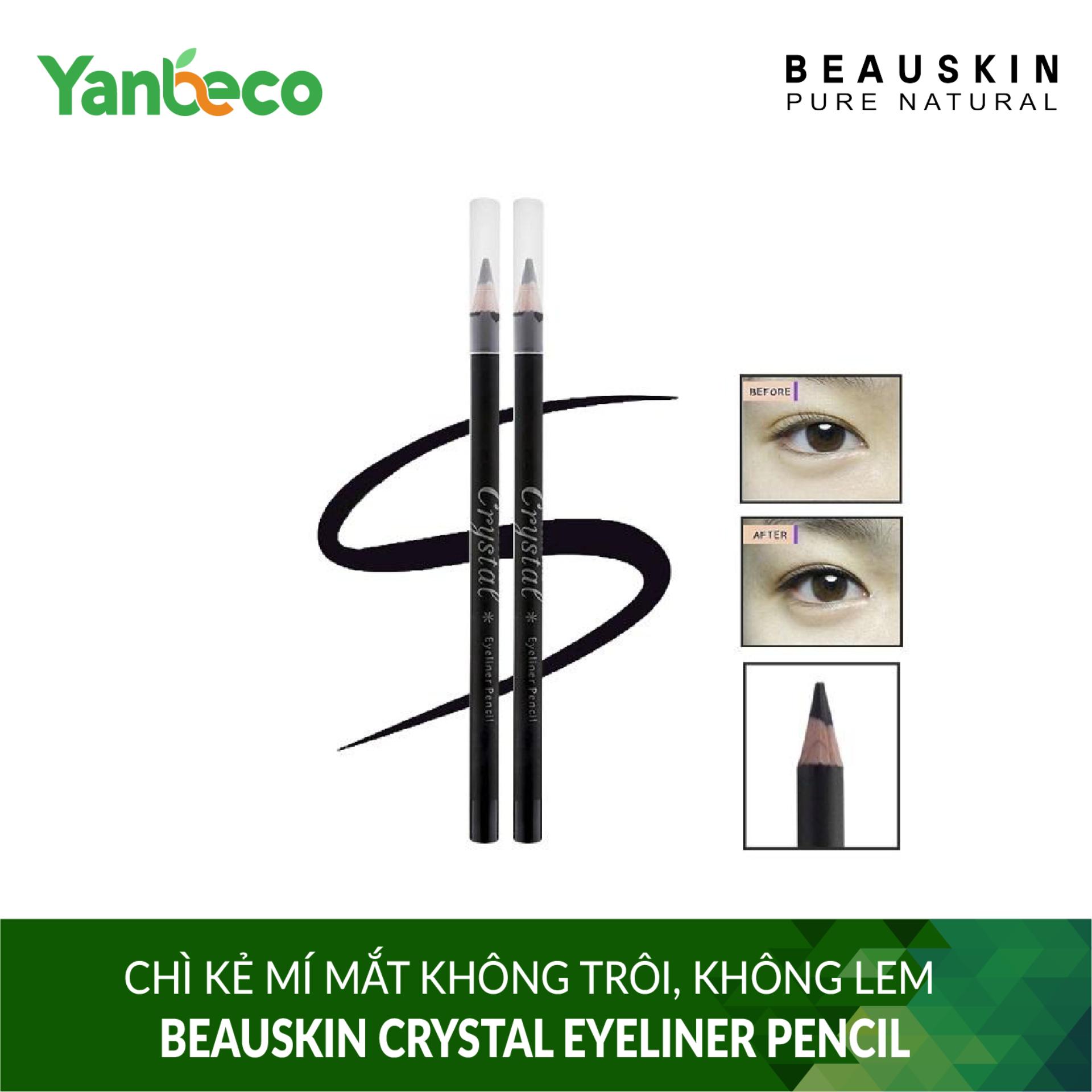 Chì kẻ mí mắt không trôi, không lem Beauskin Crystal Eyeliner Pencil
