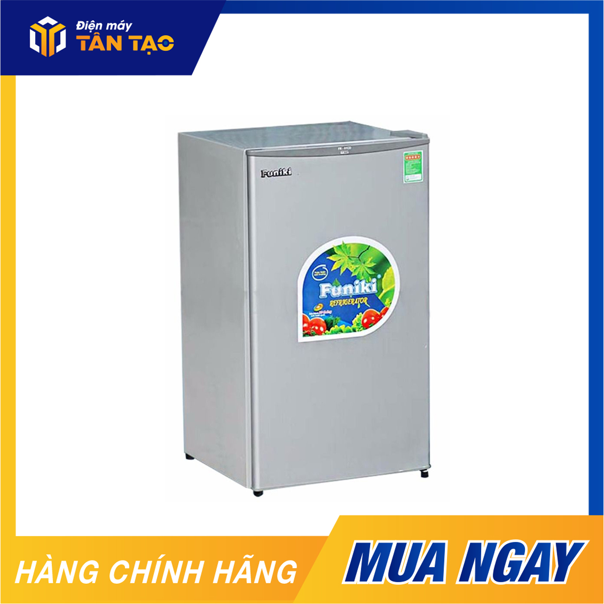 Tủ lạnh funiki hòa phát fr 91cd 90 lít - xám