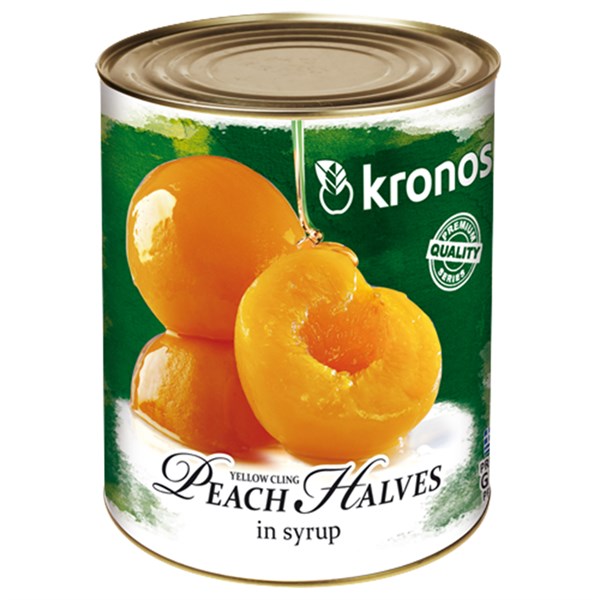 Đào ngâm kronos 820g