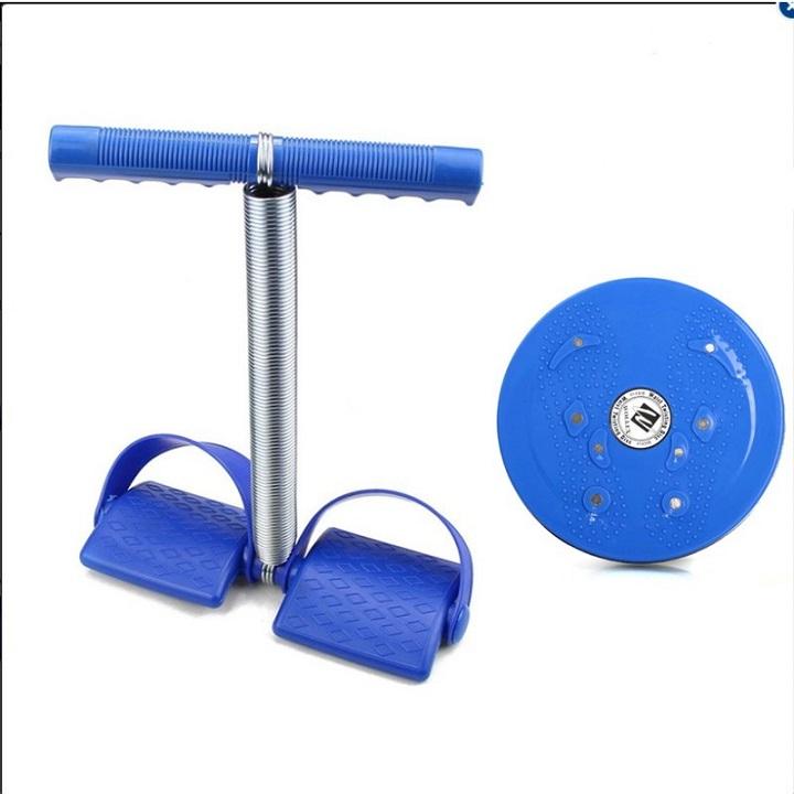 Bộ dụng cụ tập thể dục Tummy Trimmer + Đĩa xoay eo 360 độ