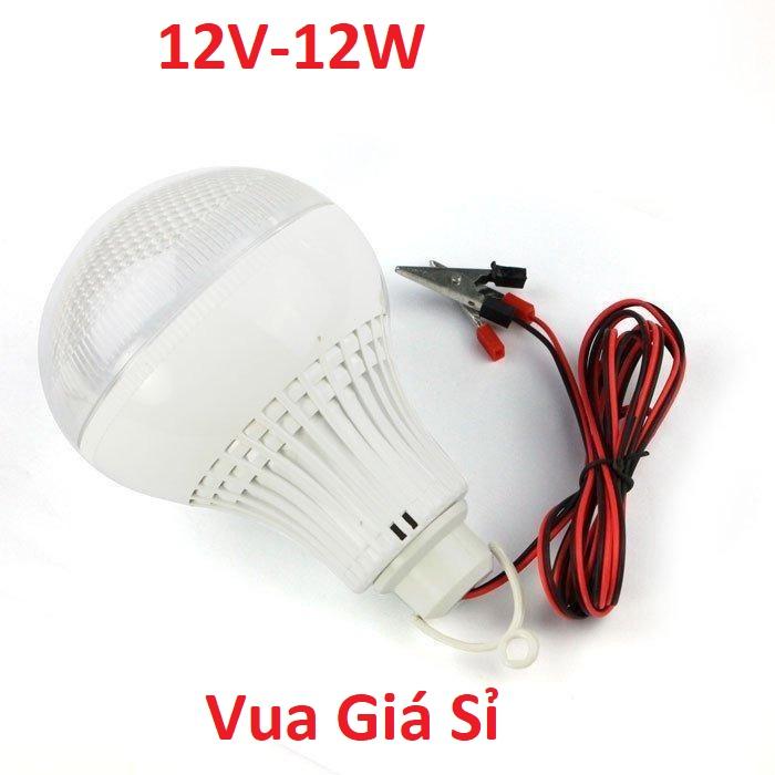 Bóng đèn led 12v - 12w dùng cho bình ắc quy 12v