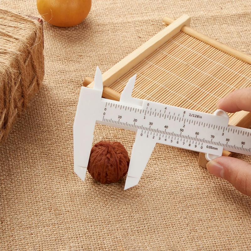 Thước Nhựa Kéo Chữ F, Thước Mỏ Vịt Đo Lông Mày Cao Cấp -HAUSE