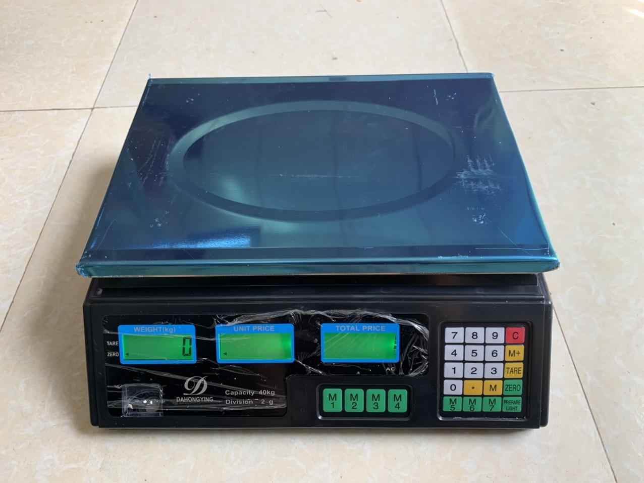 Cân điện tử tính tiền 40kg lưu được 7 mức giá tiền sản phẩm , Cân tính tiền điện tử nhanh chính xác