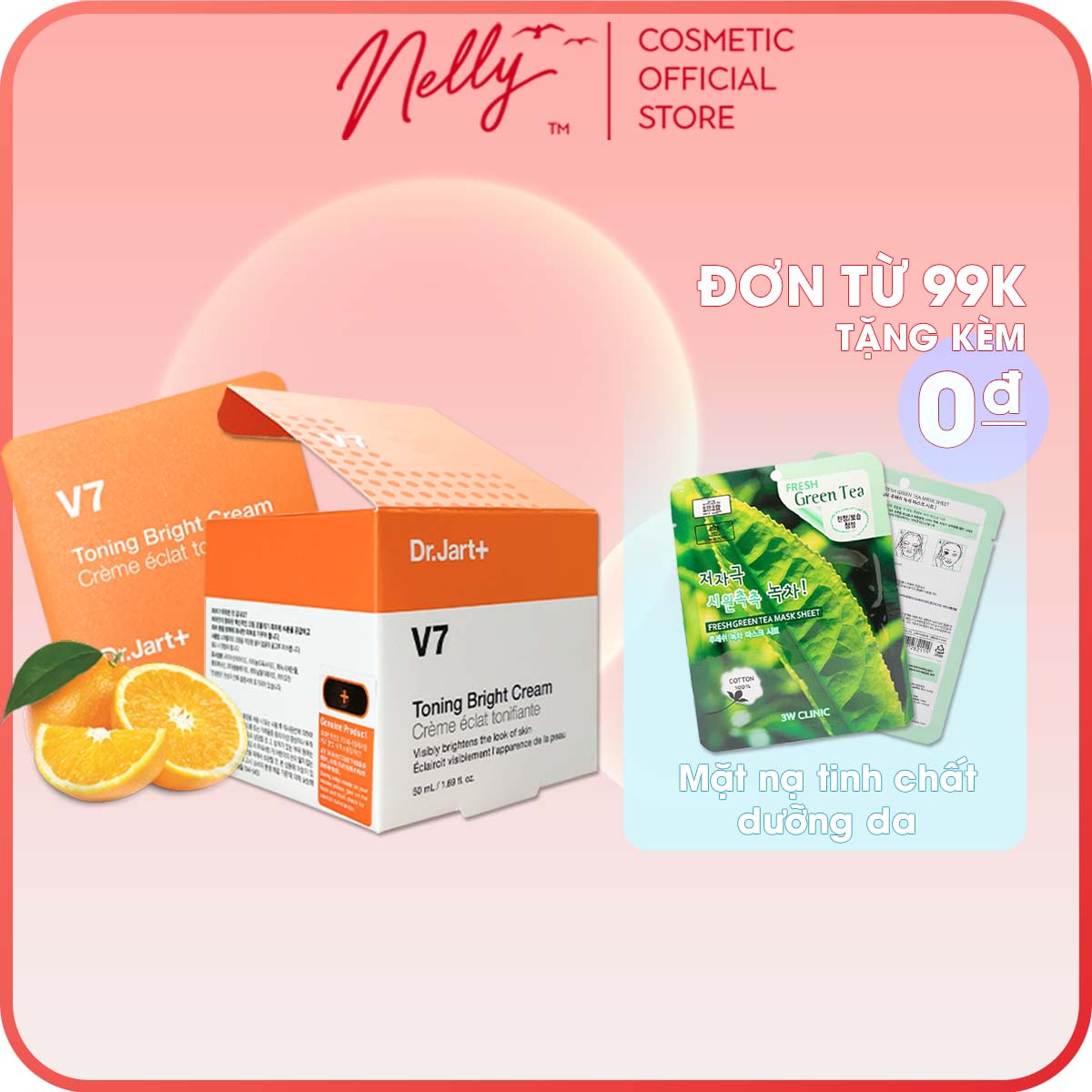 Kem dưỡng trắng da v7 toning light dr.jart+ 50ml - fullsize