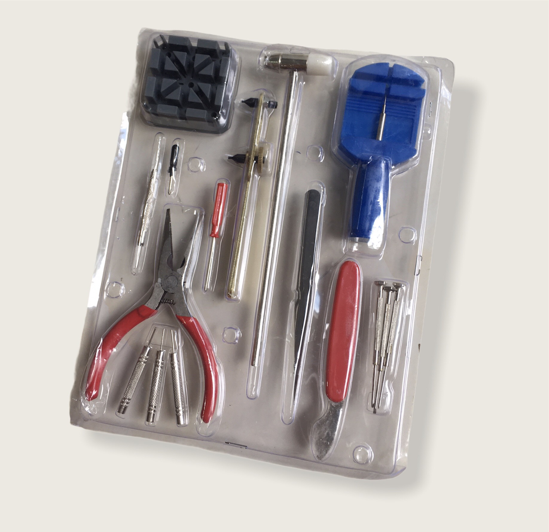 Bộ dụng cụ sửa chữa đồng hồ 16 món tiện lợi
