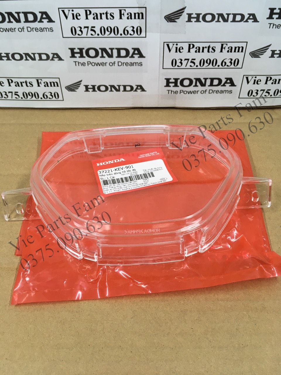 Mica / Mặt kính đồng hồ Wave anpha 2 bóng đời đầu, Wave ZX, Chính hiệu Honda Motor VN