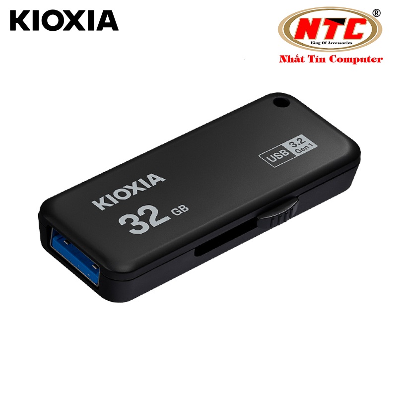 USB 3.2 Gen 1 Kioxia U365 TransMemory 32GB 150Mb/s - Formerly Toshiba Memory (Đen) - Nhat Tin Authorised Store