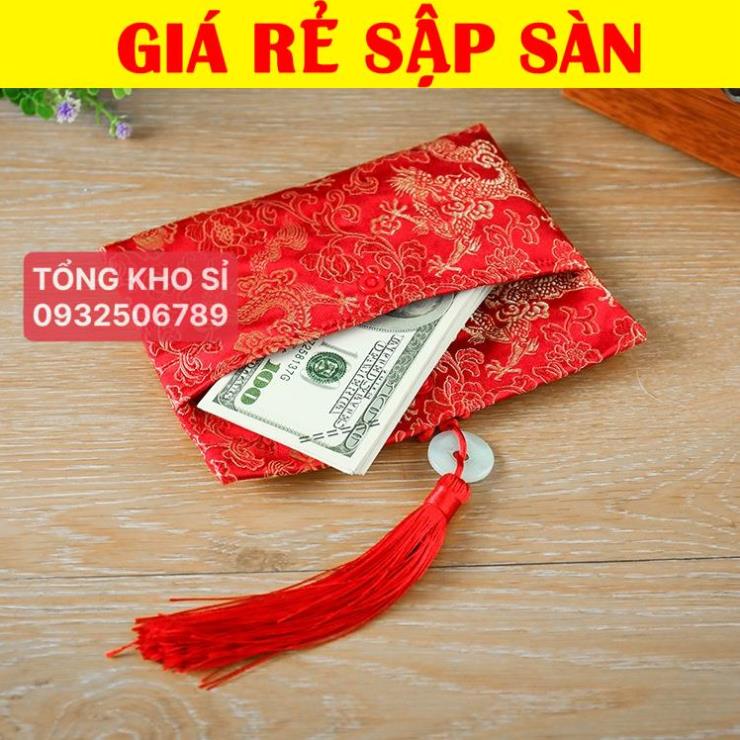 Bao lì xì vải gấm cao cấp tết 2024