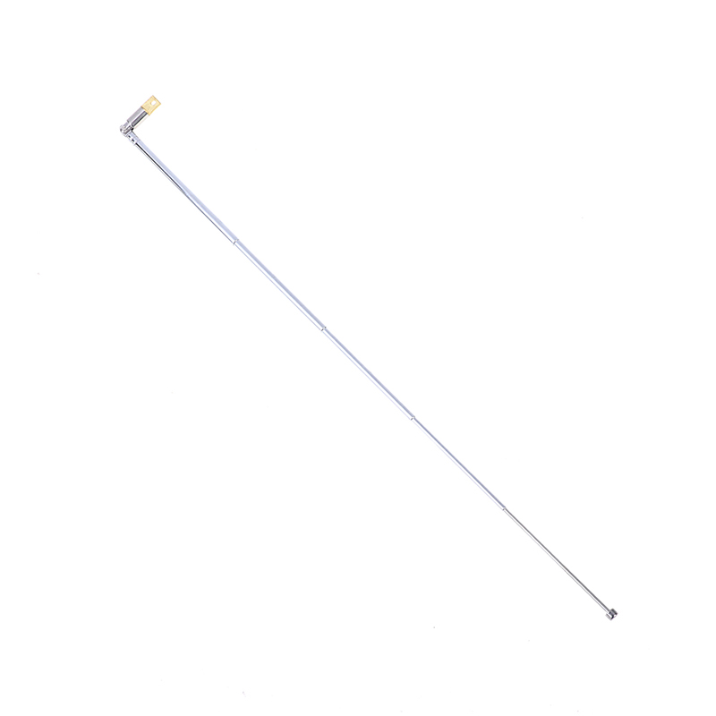 🛵 suw 1 chiếc ăng ten phổ thông radio am fm bằng thép không gỉ 5 đoạn 37cm