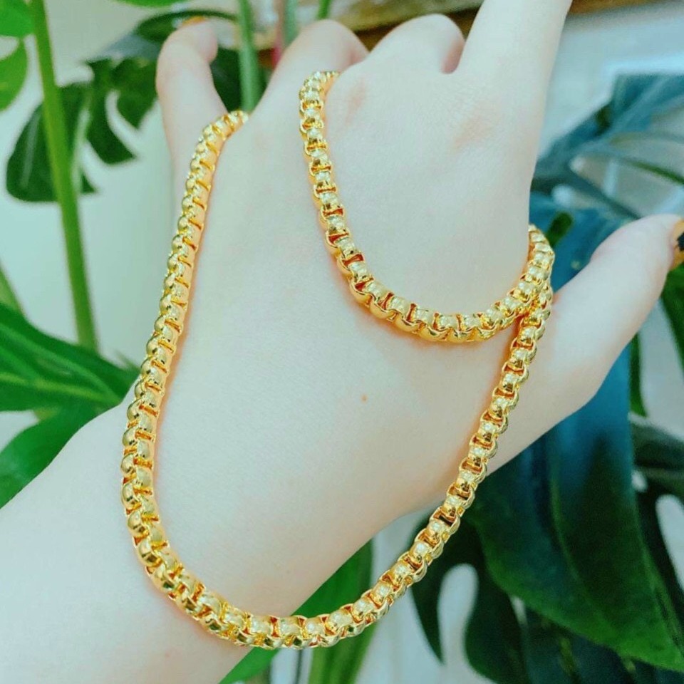 Dây Chuyền Nữ Không Mặt Đeo Cực Sang - Bền Màu - Đủ Size - Đổi Trả Thoải Mái - Không Đen Không Ngứa