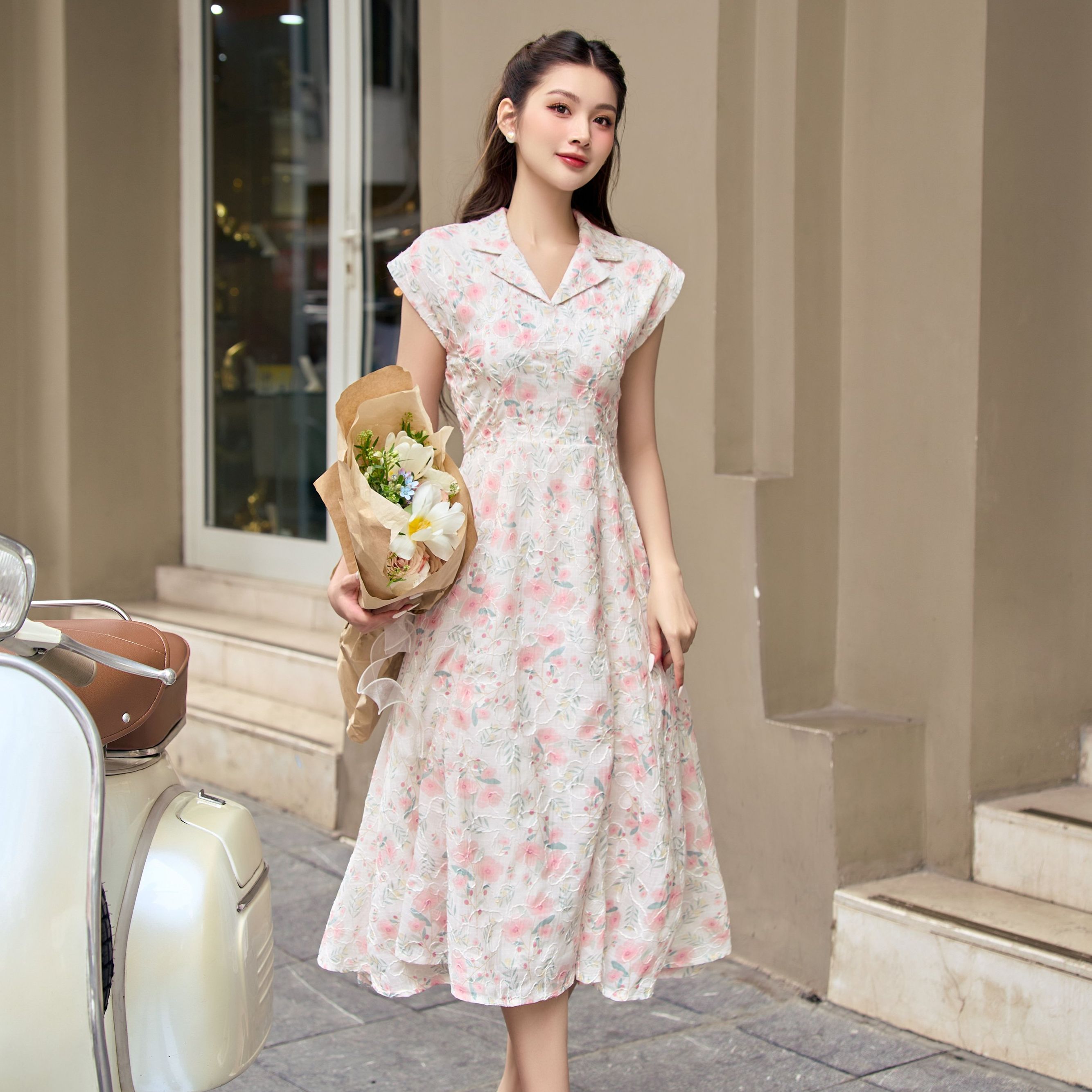 Olv - đầm myla fleur dress