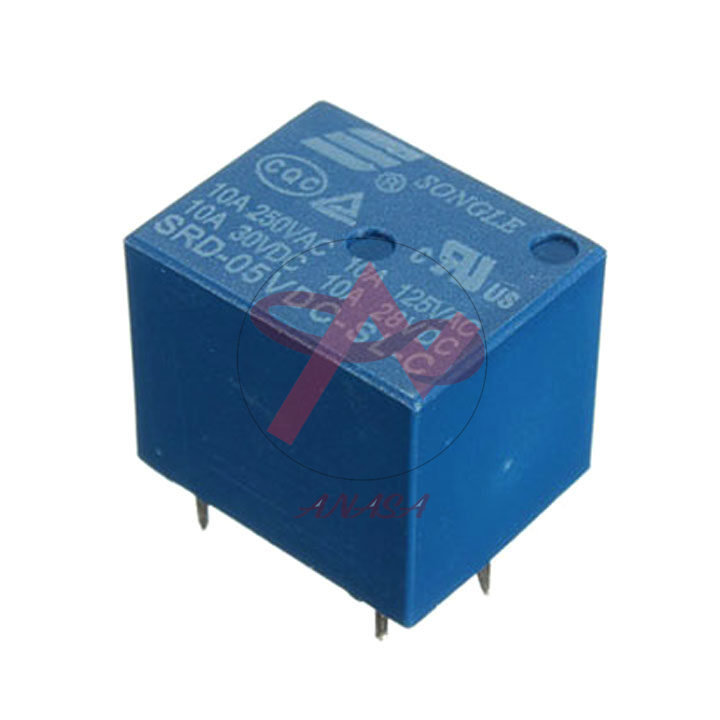 Relay 5v 10a 5 chân srd-05vdc-sl-c
