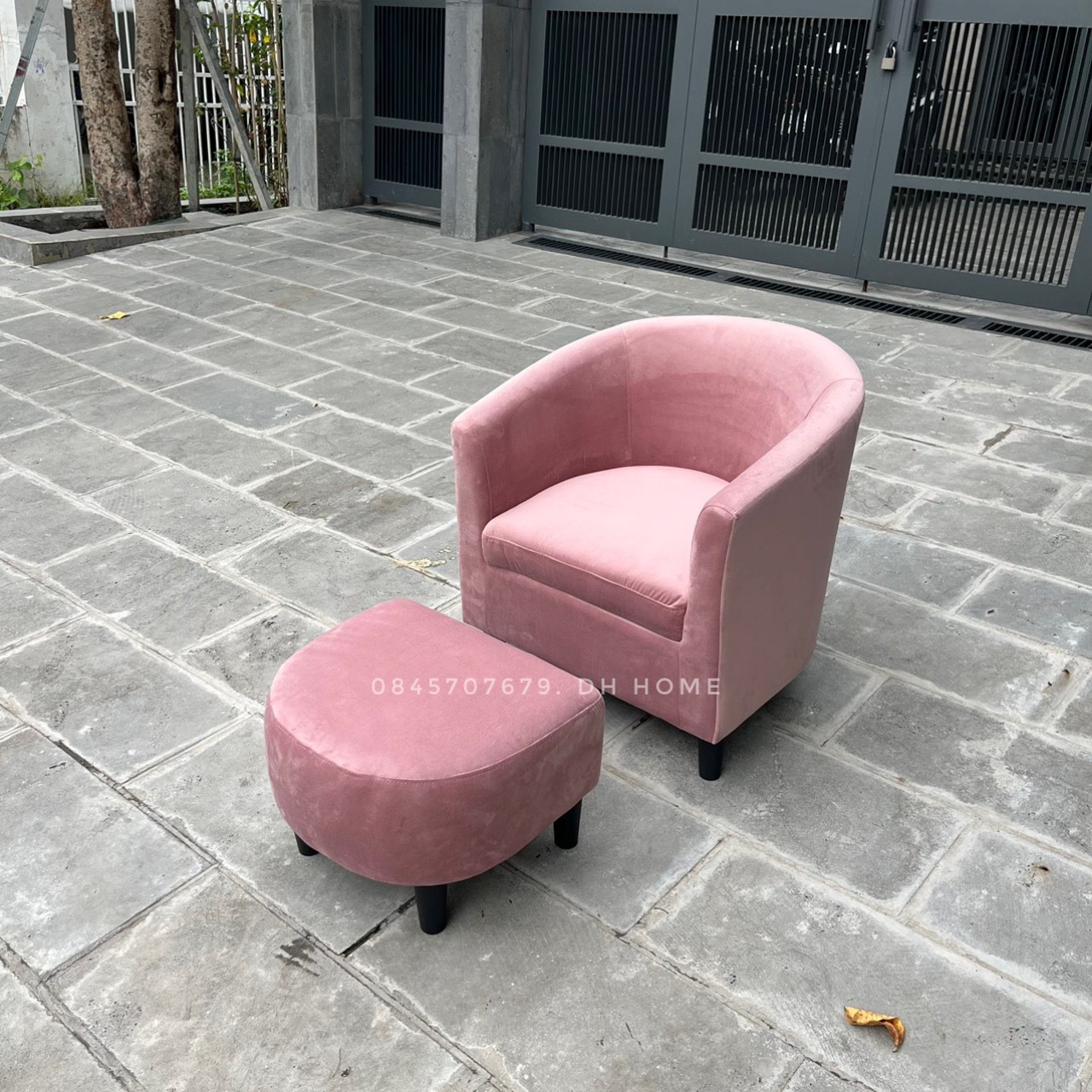 Combo bộ ghế sofa đơn mini 1 người ngồi + 1 ghế đôn xinh xắn đủ màu