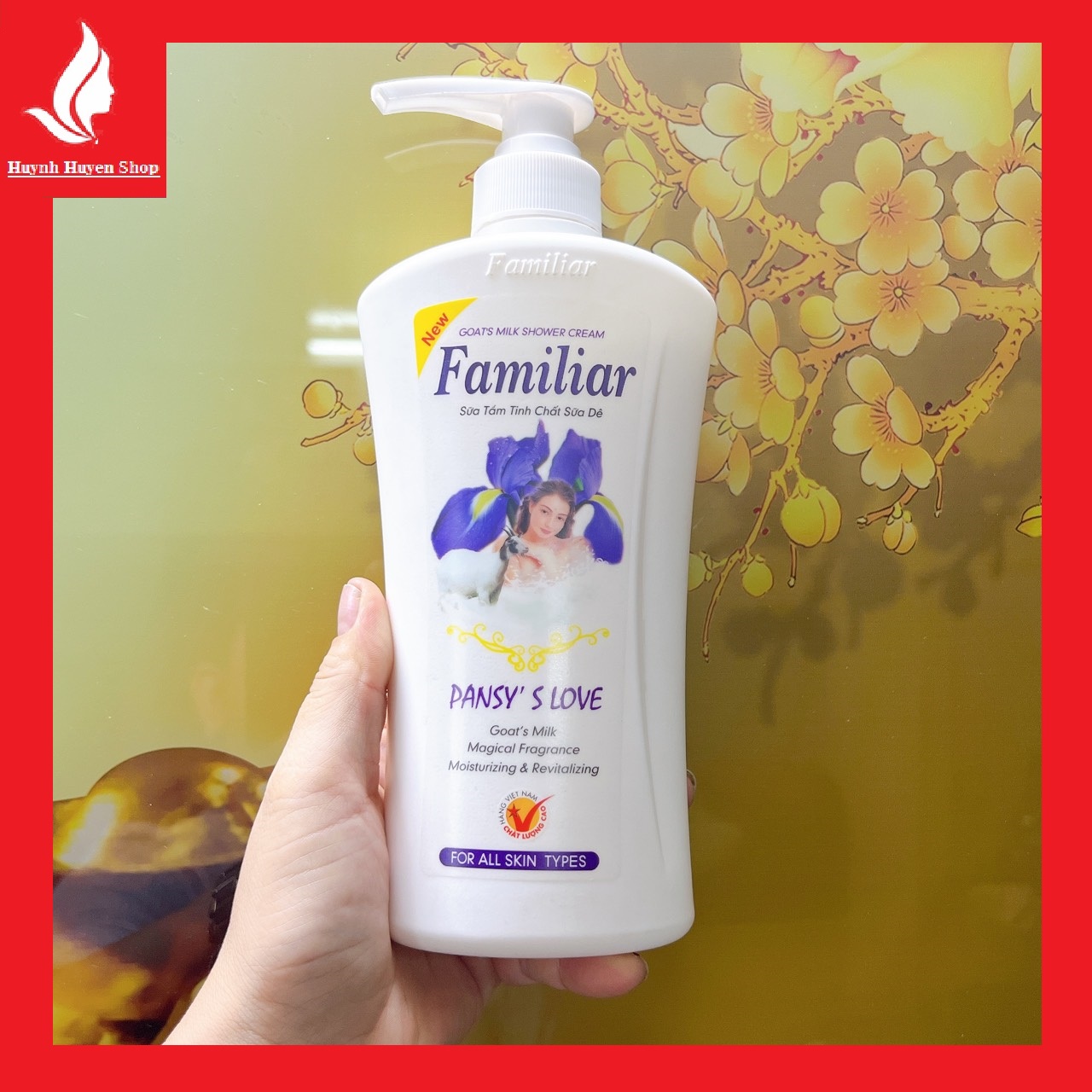 [chính hãng-giá sỉ] Sữa tắm familiar Pansy Love hương nước hoa quyến rũ chai 500ml